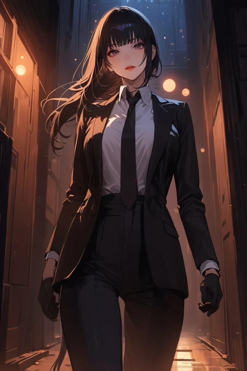Năng động và cuốn hút cùng Hình nền anime nữ ngầu dễ thương