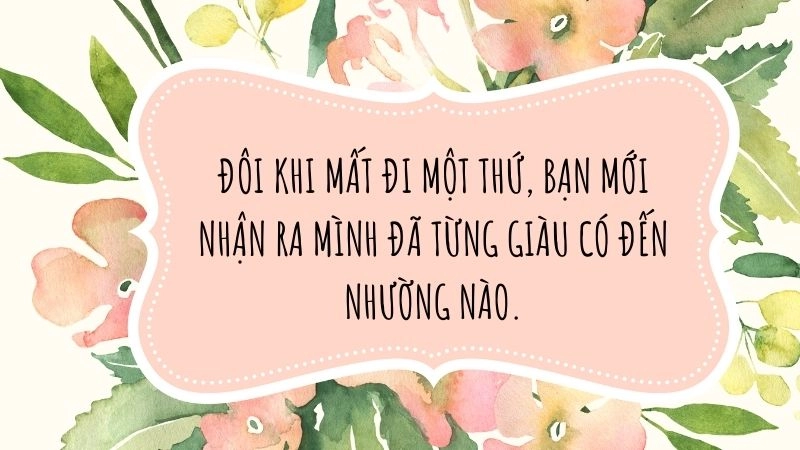 Những câu nói hay về cuộc sống