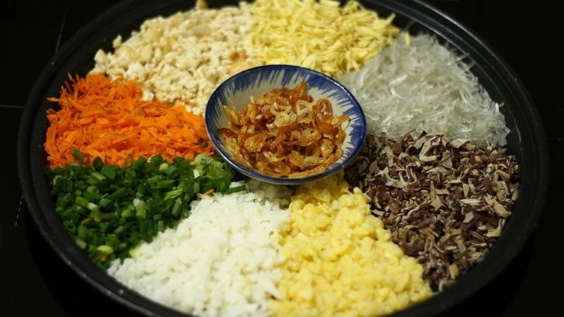 Nguyên liệu tối giản cho 20-25 cuốn chả giò