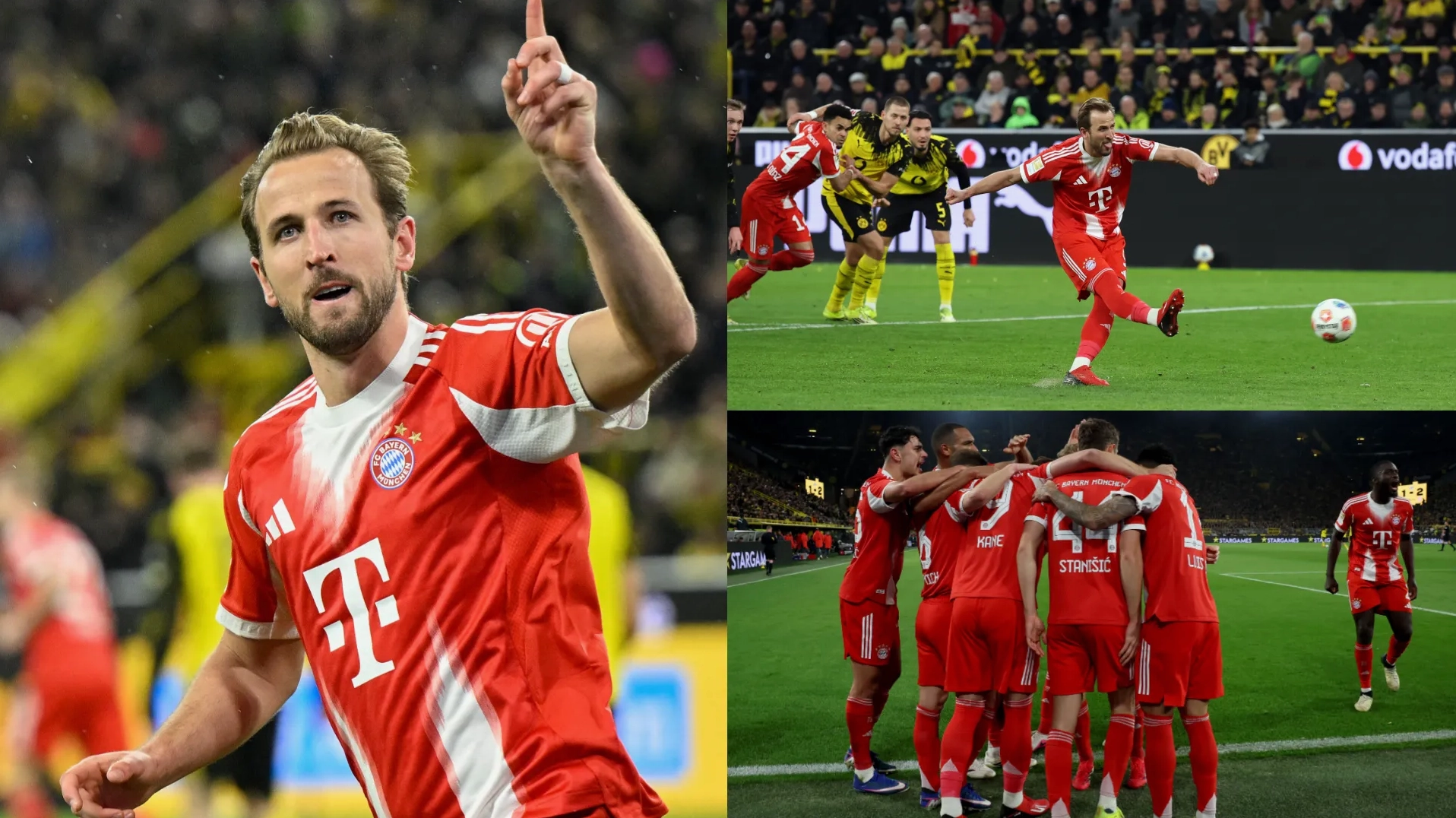 Cú đúp của Harry Kane giúp Bayern Munich chiến thắng Der Klassiker