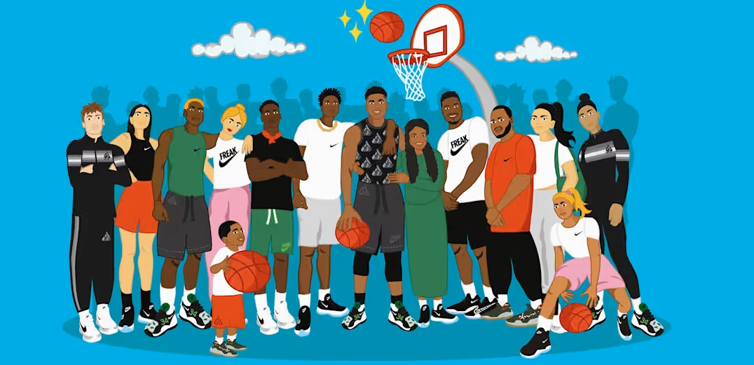 Giannis Antetokounmpo trong trang phục Nike