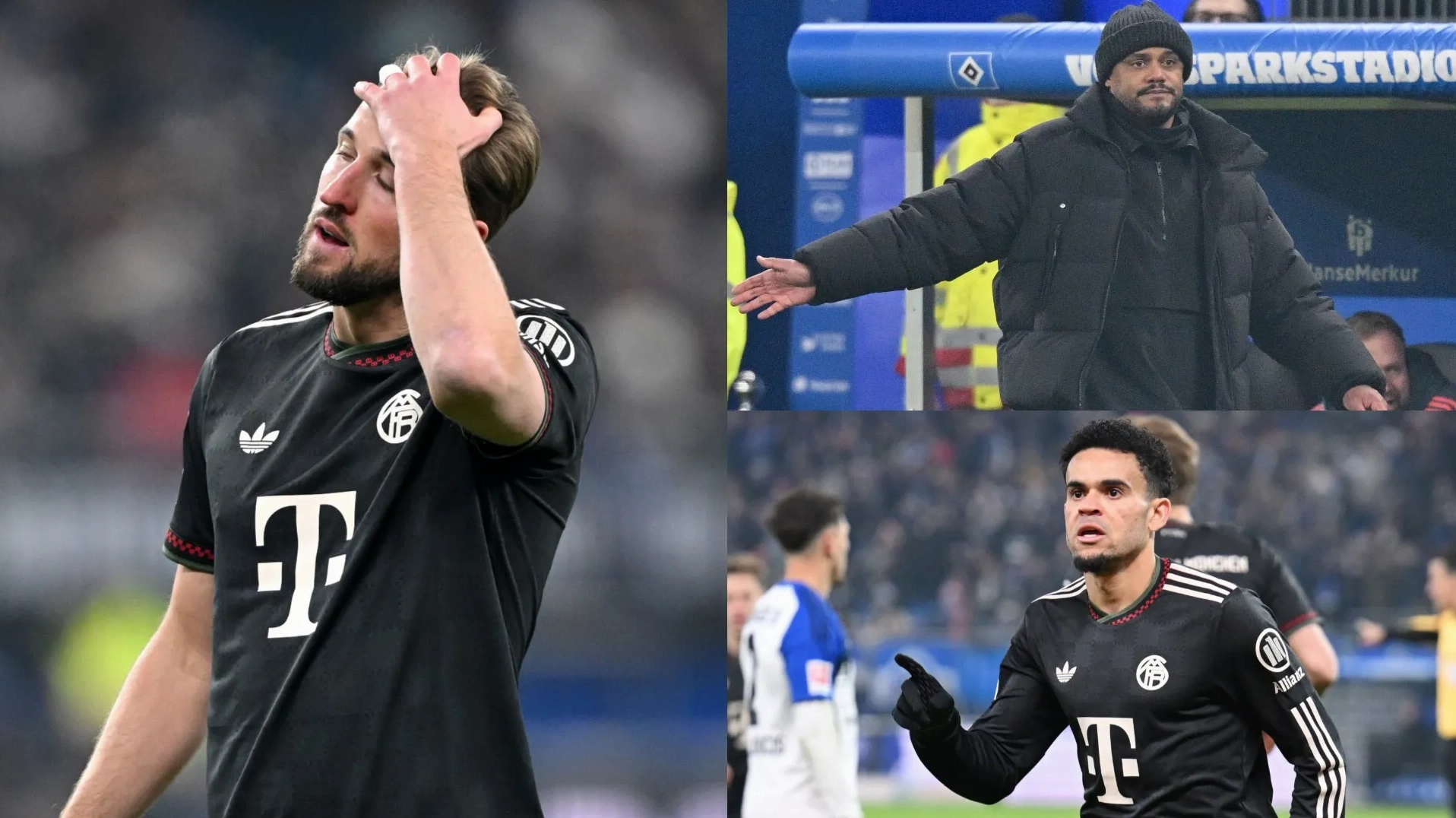 Harry Kane và Luis Diaz lập công cho Bayern Munich trong một trận đấu căng thẳng