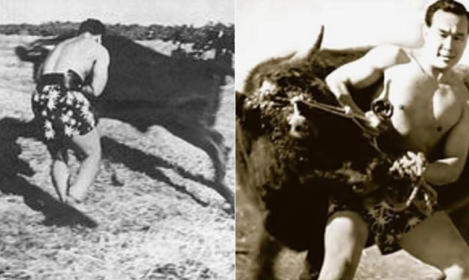 Huyền thoại karate Nhật Bản thể hiện sức mạnh phi thường