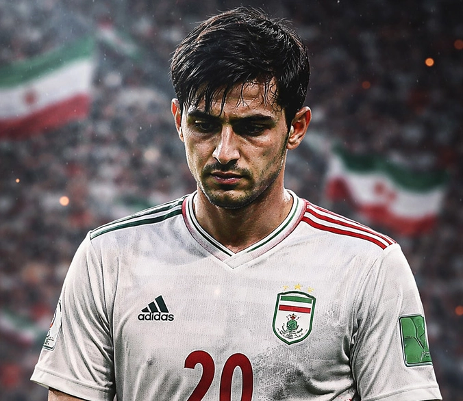 Azmoun đã ghi 57 bàn sau 91 trận cho Iran