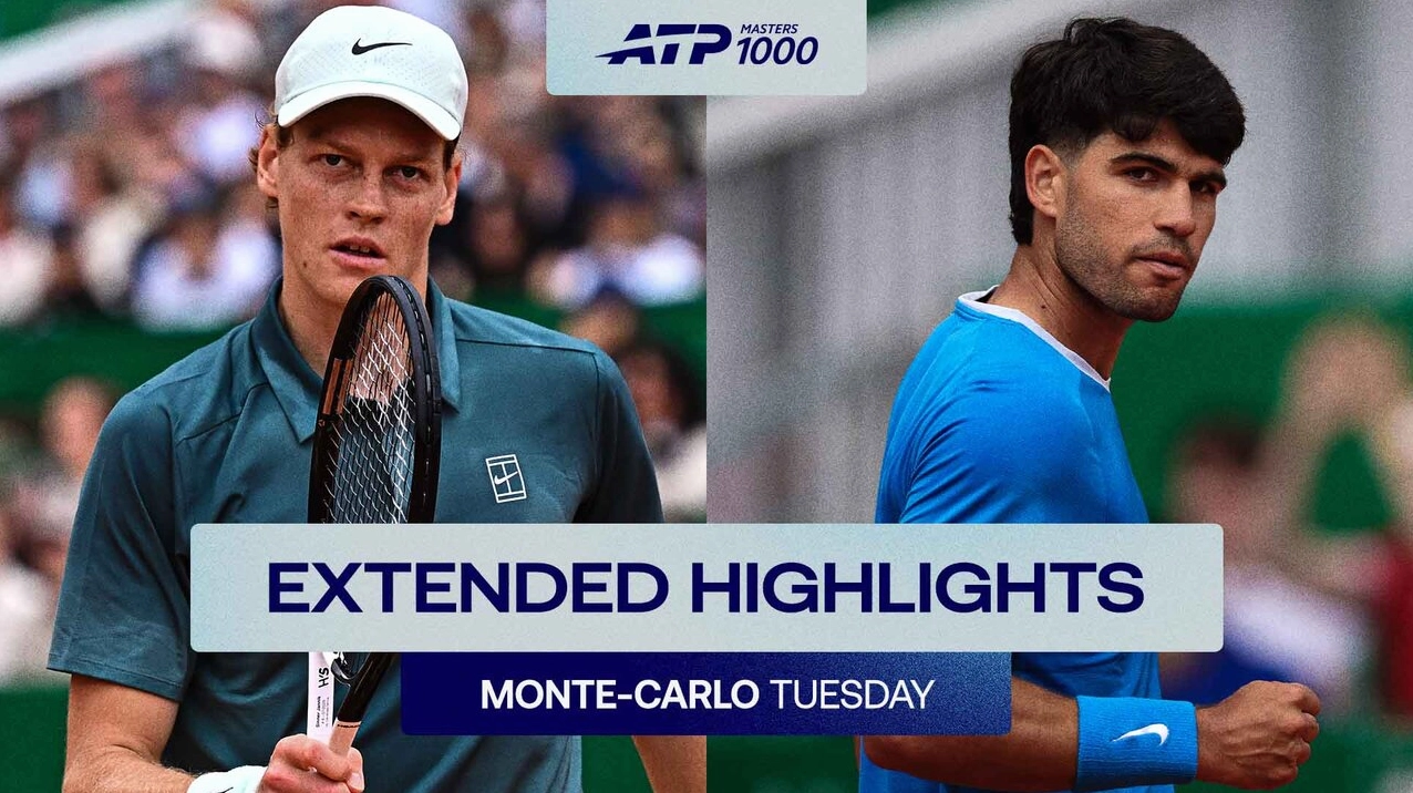 Carlos Alcaraz tung cú trái tay uy lực tại giải đấu Monte Carlo 2026