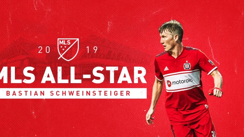 Hậu vệ Chicago Fire Bastian Schweinsteiger được xướng tên vào Đội hình tiêu biểu MLS 2019
