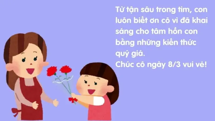 Ảnh thiệp 8/3 đẹp – Lời chúc yêu thương gửi đến một nửa thế giới