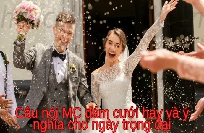 Câu nói MC đám cưới hay và ý nghĩa cho ngày trọng đại