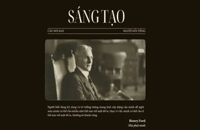 Những châm ngôn về sự sáng tạo giúp bạn phát triển bản thân