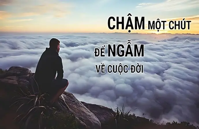 Stt sống chậm lại truyền cảm hứng mỗi ngày cho bạn