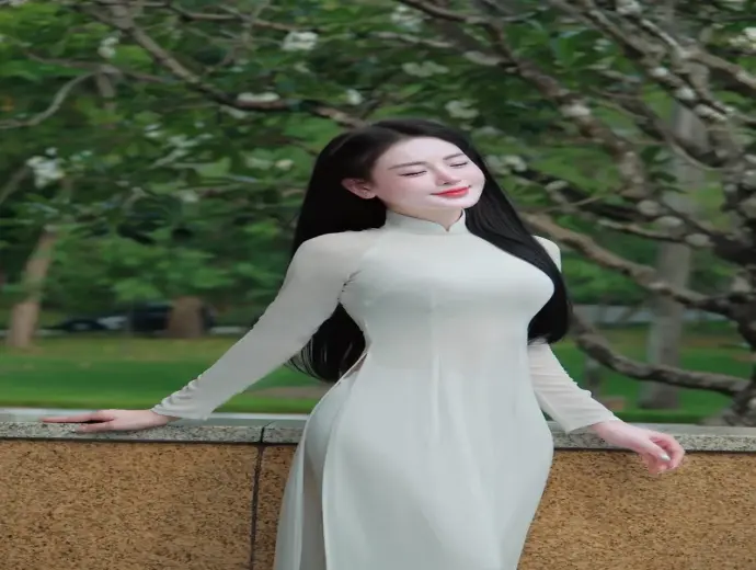 Bộ sưu tập ảnh gái xinh mặc áo dài đẹp duyên dáng