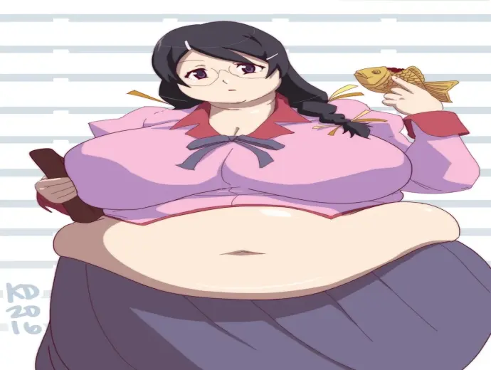 Hình ảnh cô gái mập dễ thương anime đáng yêu nhất