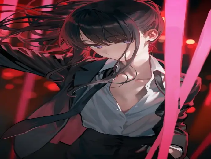 Tải hình nền anime nữ ngầu đầy cá tính và mạnh mẽ