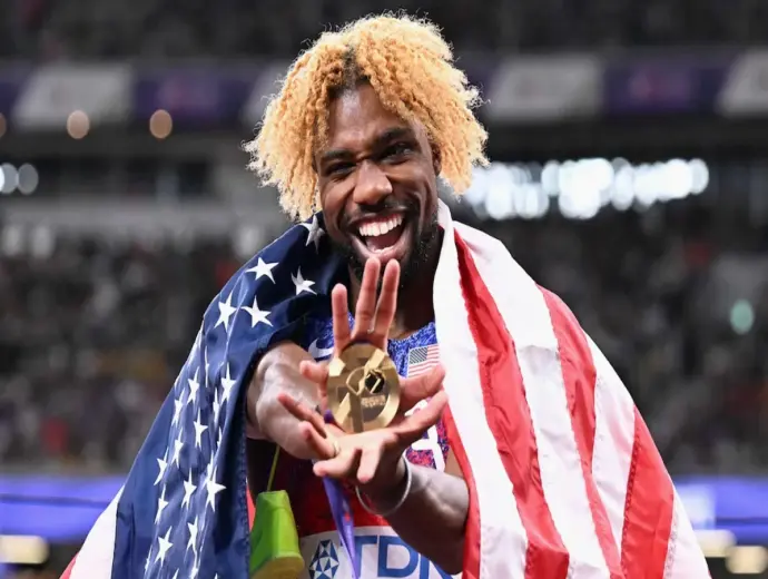 Thành tích Noah Lyles và hành trình cân bằng kỷ lục Usain Bolt