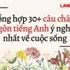 Châm ngôn tiếng Anh ngắn, hay và ý nghĩa truyền cảm hứng
