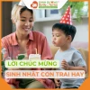 Lời chúc sinh nhật con trai 7 tuổi ý nghĩa và những bí quyết làm cha mẹ