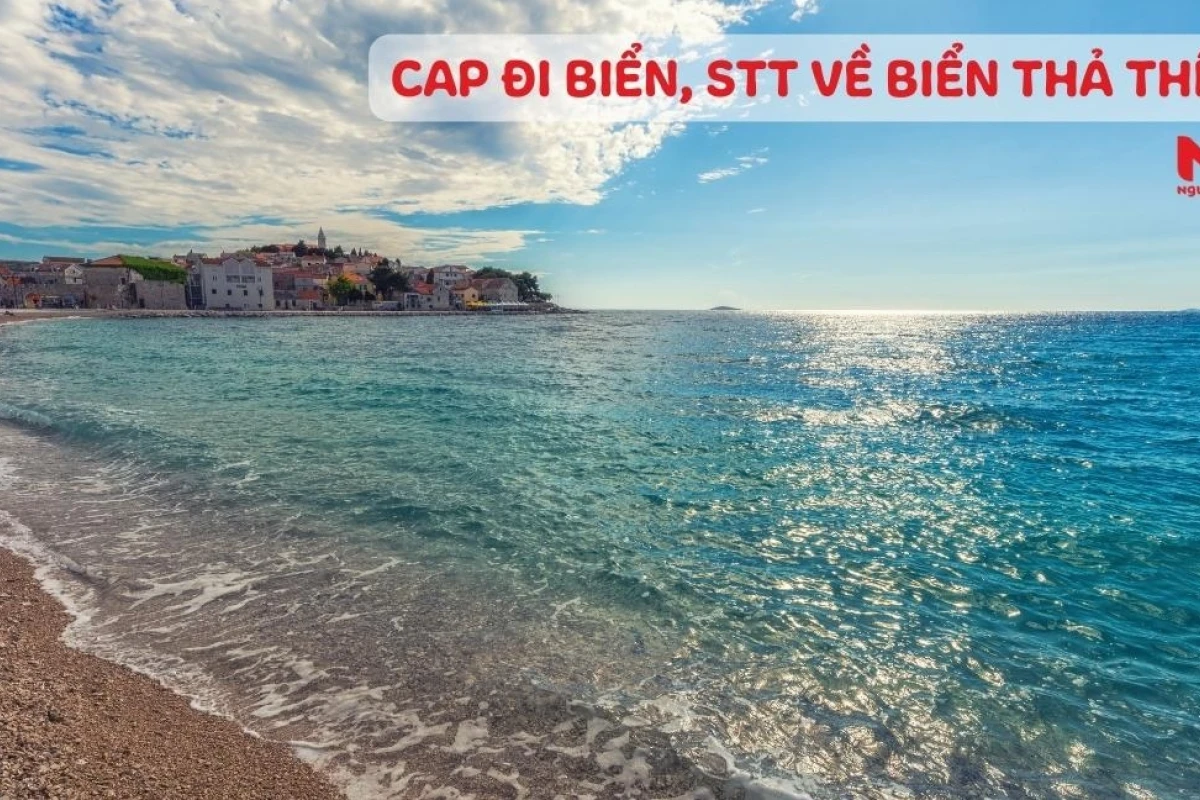 Cap đi biển thả thính cực chất và những status biển xanh vẫy gọi 2026