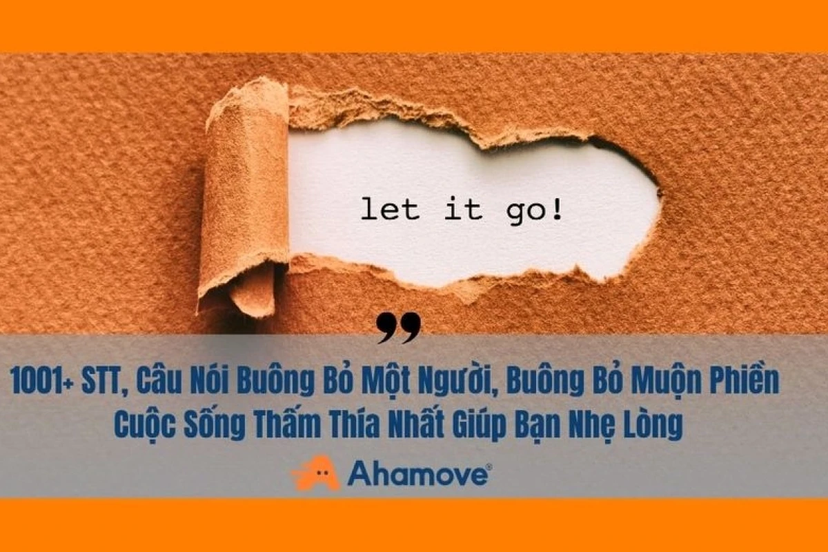 Status buông bỏ: Giải phóng tâm hồn để tìm lại bình yên