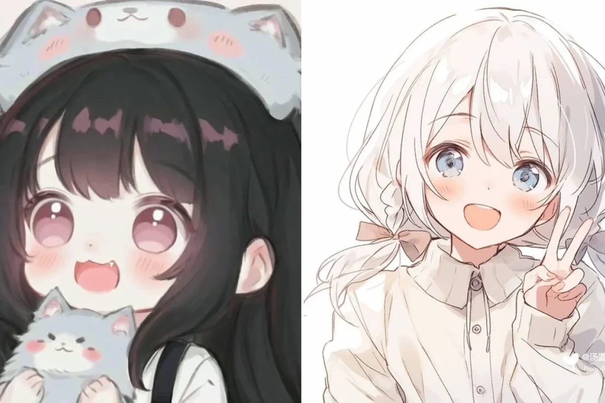 Những mẫu ảnh avatar anime girl cute dễ thương năm 2026