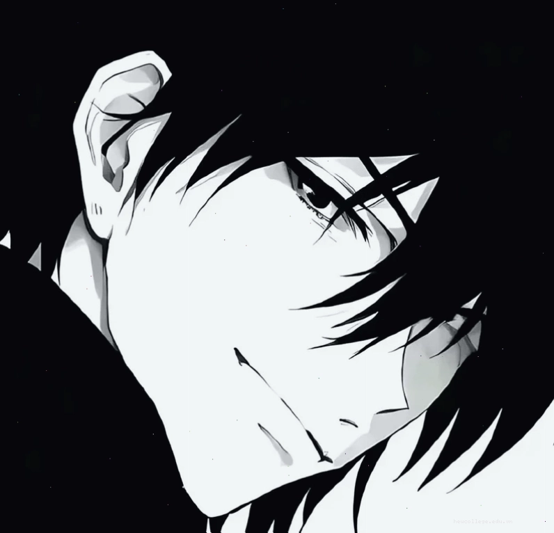 Ảnh anime đen trắng nam