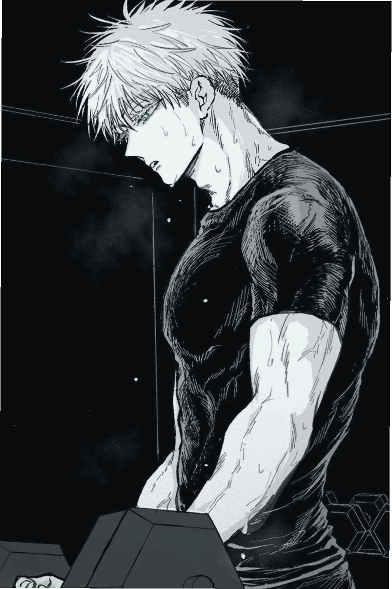 Ảnh anime nam đen trắng 2