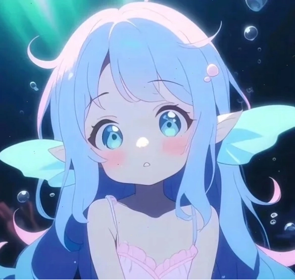 Ảnh chibi cô gái đang đọc sách