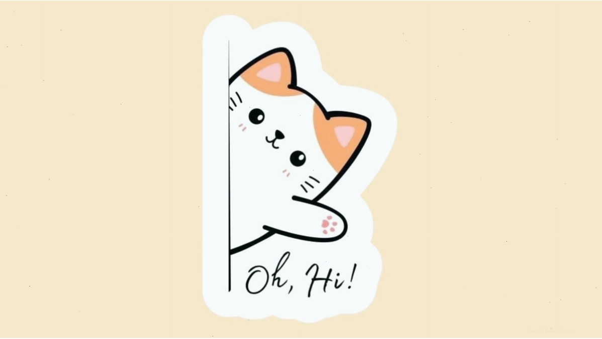 Ảnh mèo anime ngồi trên bệ cửa sổ nhìn ra ngoài