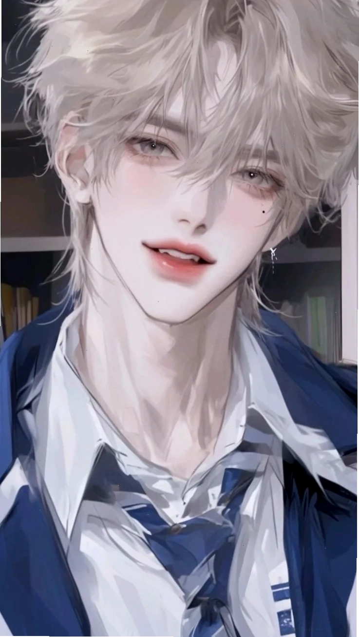 Ảnh trai đẹp anime với phong thái lạnh lùng và bí ẩn