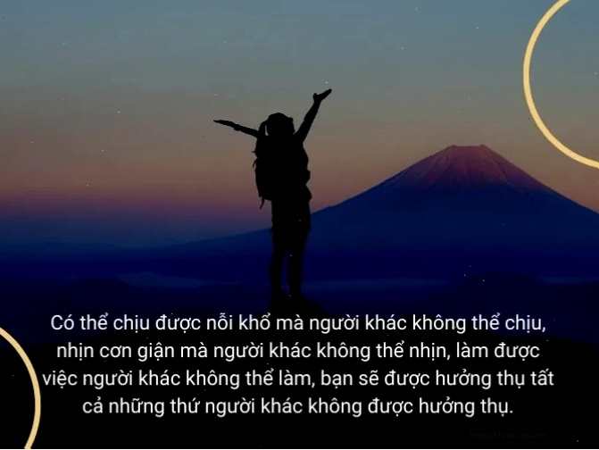 Ảnh triết lý cuộc sống, khuyên nhủ về sự cho đi và nhận lại