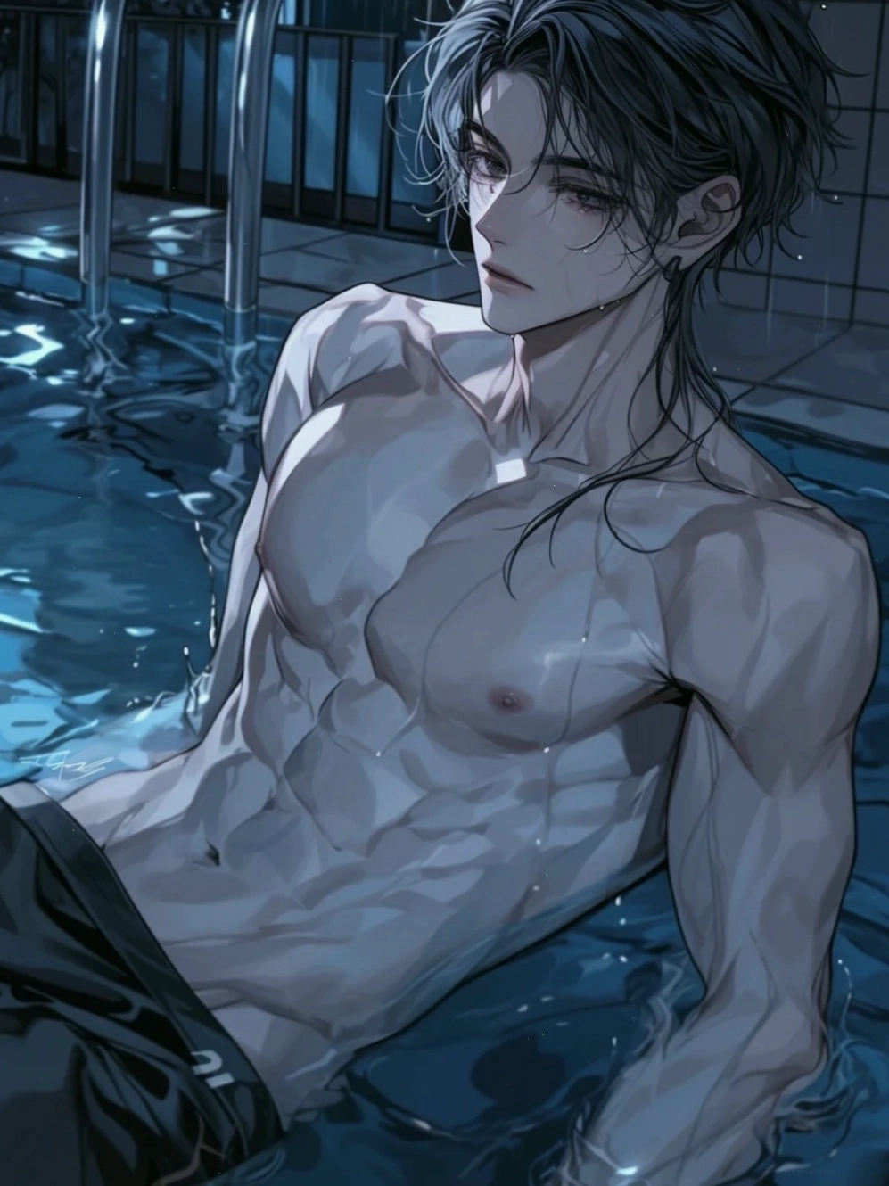 Anime nam với nụ cười tỏa nắng