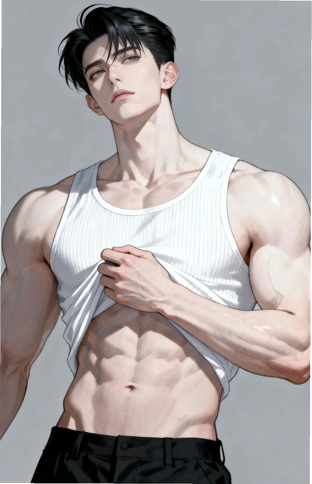 Anime nam với vóc dáng săn chắc