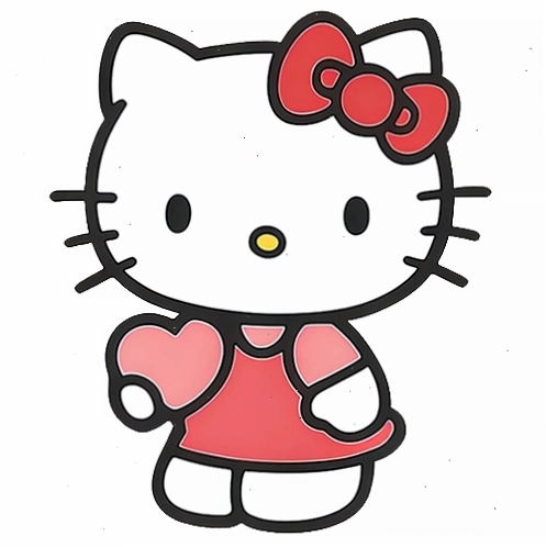 Avatar Hello Kitty dễ thương với nụ cười tỏa nắng