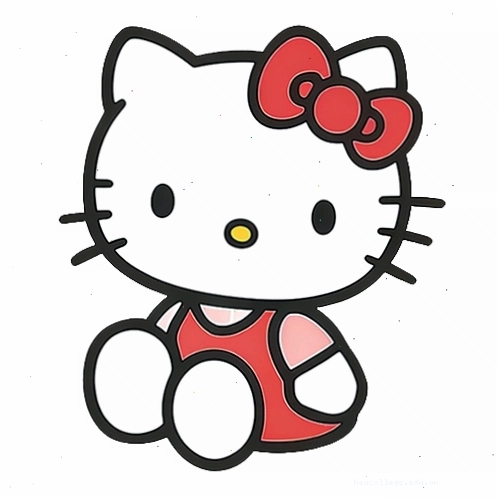 Avatar Hello Kitty với phụ kiện dễ thương
