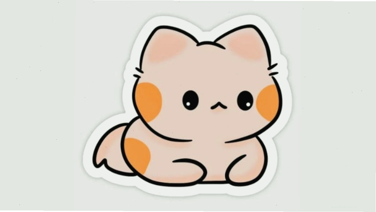 Avatar mèo cute anime thể hiện sự tinh nghịch