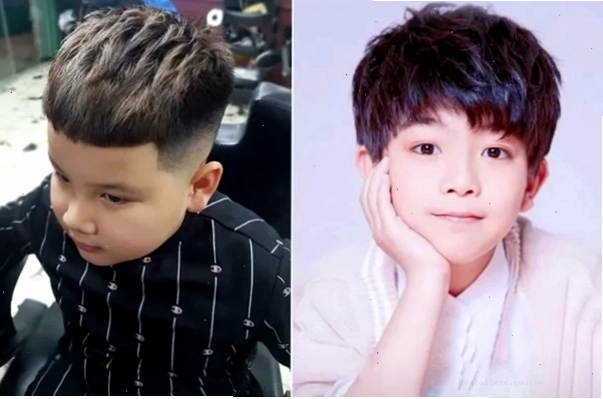 Bé trai 11 tuổi với kiểu tóc Textured Crop trẻ trung và dễ chăm sóc