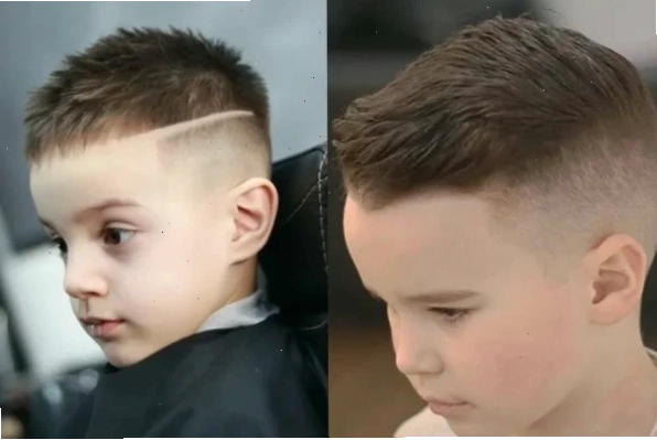 Bé trai với mái tóc Mohawk ngắn gọn gàng và cá tính
