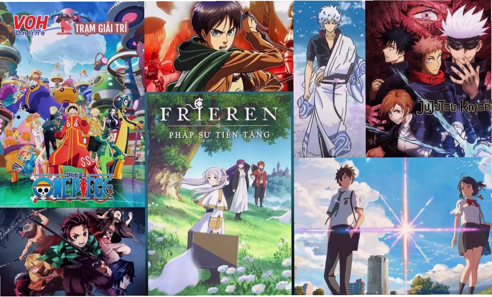 Bìa tổng hợp phim anime hay nhất
