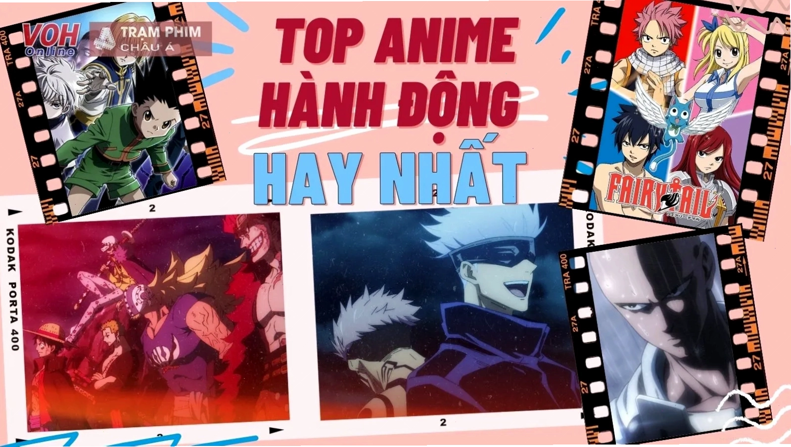 Cảnh hành động gay cấn trong một bộ phim anime