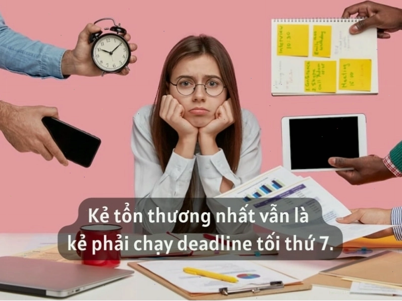 Caption hài hước về công việc
