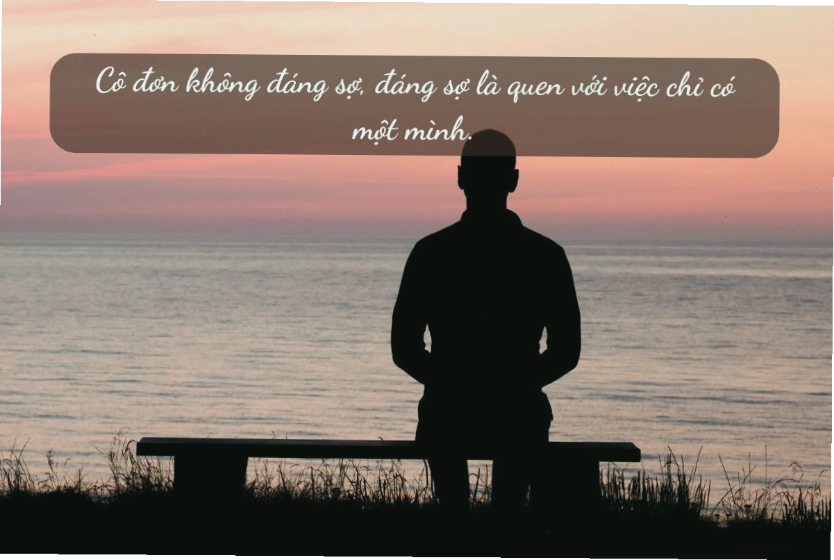 Caption hay về sự cô đơn trong cuộc sống