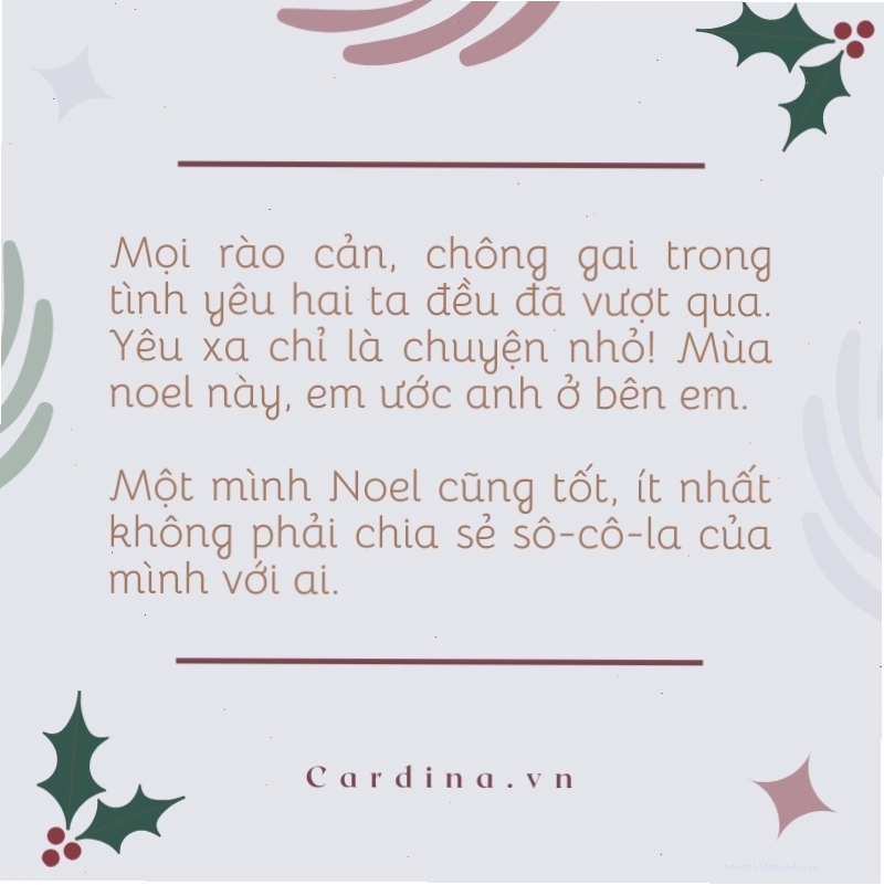 Caption Noel yêu đời, vui vẻ