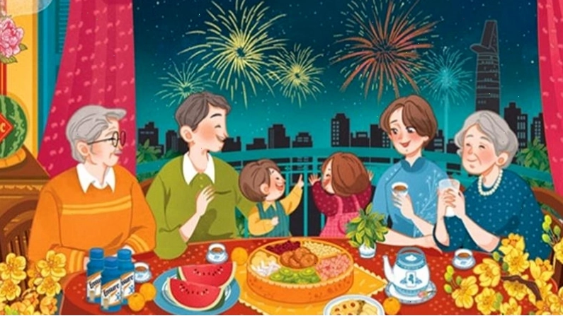 Caption Tết cho gia đình ấm áp