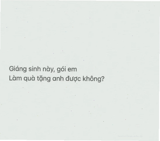 Caption thả thính mùa giáng sinh ngọt ngào và đầy ý nghĩa