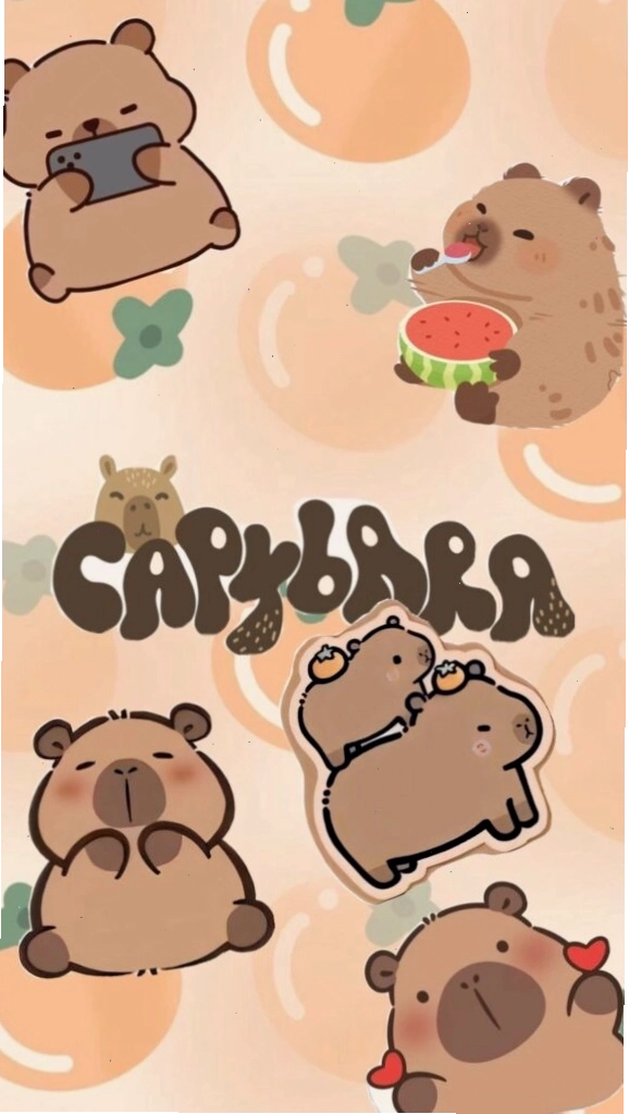 Capybara lạc giữa vườn cam, vẻ mặt ngơ ngác thể hiện sự vô tri đáng yêu