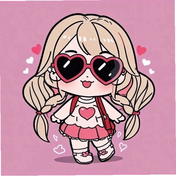 Chibi nữ với trang phục truyền thống