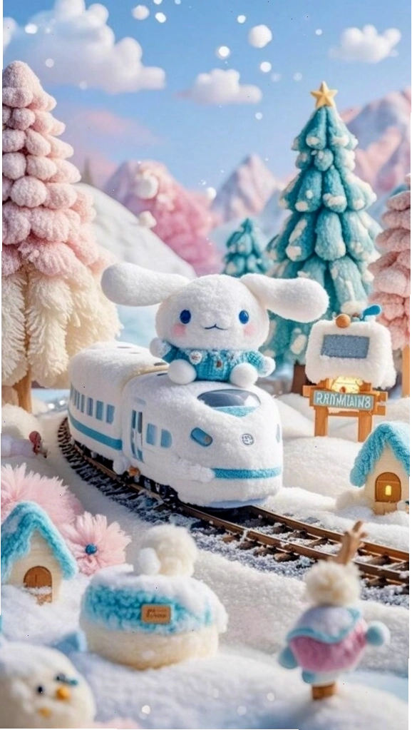Cinnamoroll trên tàu tuyết cổ tích