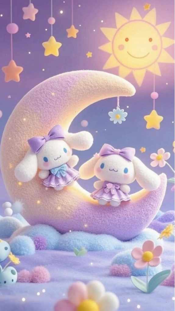 Cinnamoroll và bạn bè dưới trăng sao lung linh