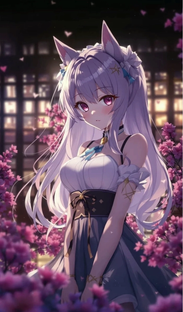 Cô gái anime với phong cách tinh tế, sang trọng