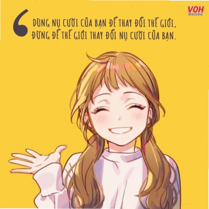 Cô gái với nụ cười rạng rỡ dưới ánh nắng