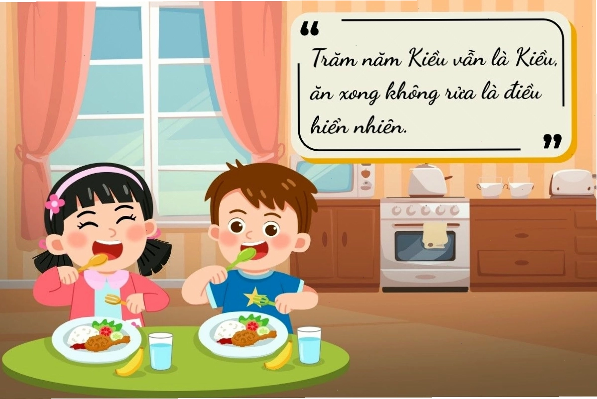 Cùng bạn bè thưởng thức món ăn ngon